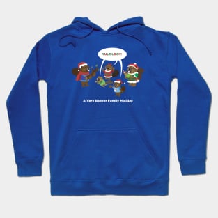 A Very Beaver Family Christmas (Yule Log) Hoodie